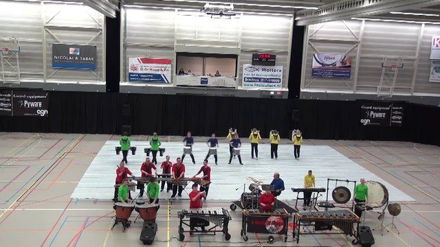 North Frisian Percussion Corps Dokkum - Contest Drachten 2 2014